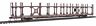 910-8022 Walthers Ho Prr Flatcar With Open Auto Rack 616374173181