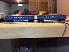 9136 Lionel Pair Blue Gondolas 9136 Lionel Pair Blue Gondolas