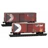 99305990 Scale Mtl Cp Rail Box Car Weathered 695140077731