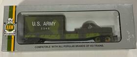 2345 A.h.m. Ahm #2345 Flat Car And Us Army -ships Free