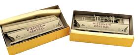 2803 Accurail 1051/1052 Ho Accurate Premium Kit Wisconsin Central Centerflow Hoppers 2801/2803 Obs