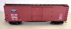 129601 Accurail Ho Scale Frisco Lines 40 Ft Box Car #129601 Wood Sheaf Kadee Couplers
