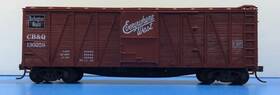 130258 Accurail Ho Scale Inch Burlington Route Cb&q 40ft Freight Train Box Car /