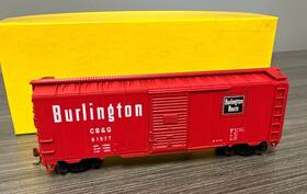 61577 Accurail 3216 Ho Kit #3216 40 Aar Steel Box Cb&q Nib