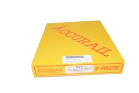 3335 Accurail Ho Scale Nyc 40ft Aar Steel Boxcars Pack Of 3 Ln/box