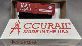 3531 Accurail Nos Ho Scale Minneapolis And St. Louis Aar 40ft Steel Box Car Kit