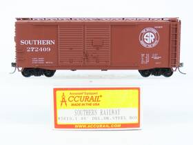 272409 Accurail 3619.1 Ho Sou Southern 40ft Double Door Steel Box Car #272409 - Upgraded