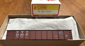 642537 Accurail 3721.1 Ho Kit #3721.1 41 Steel Gondola New York Central Nyc Ny