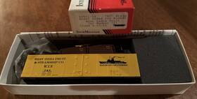 40531-09 Accurail Intermountain Ho Kit #40531-09 Steel Side Ice Bunker West India Fruit Wif 741 Ny