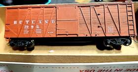 41059 Accurail Rtr Ho 1/87 Rutland Outside-braced Wood Boxcar Built-mw-kds-layout
