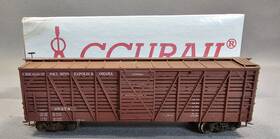4728 Accurail Ho Scale C.st.p.m.&o. Omaha Road 40ft Wood Stock Box Car Weathered