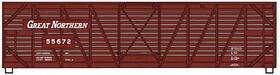 4734.1 Accurail Ho Scale Great Northern 40ft Wood Stock Car Kit
