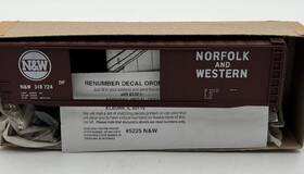 5225 Accurail Ho Scale Norfolk And Western 50ft Aar Double Door Boxcar Kit N&w 5225 Accurail Ho Scale Norfolk And Western 50ft Aar Double Door Boxcar Kit N&w