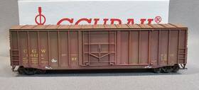 5646 Accurail Ho Scale Chicago And North Western 50ft Exterior Post Box Car Weather