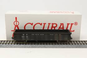 3713.1 Accurail 59172 Ho 41ft Steel Gondola Northern Pacific Np Black Weathered