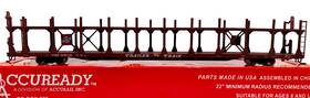 80114 Accurail Ho Accuready 89ft Bi-level Open Autorack Chicago And North Western