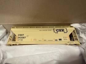 243387 Accurail 81791 Ho Scale - Inch Csx 2- Bay Acf Hopper #243387 Kit New In Box