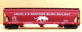 93006 Accurail 3-bay Arcola And Panther Burns 2023 Release Patrick B. Harris Design Ho