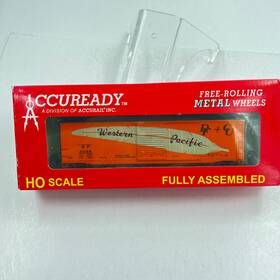 Ath27207 Accurail / Accuready Ho Sxcale Western Pacific Wp 3046 50ft Steel Box Car #82071
