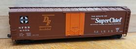 Sfrb-6358 Accurail Santa Fe Super Chief Sfrb 6358 Df 50 Plug-door Boxcar Ho Scale