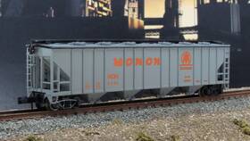 4446-b Ahm Minitrains N Covered Hopper Monon