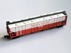 4446g Ahm N Scale 4446 Quaker Cane Sugar Covered Hopper Loose No Box