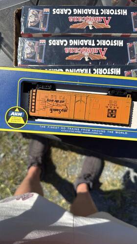 5035829 Ahm Ho Scale Santa Fe Sfrd 35829 40ft Reefer Inch Ship All The Way Boxed
