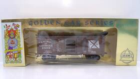 5201b Ahm Golden Serie Ho Central Of Georgia Weathered Watermelon Train Car New