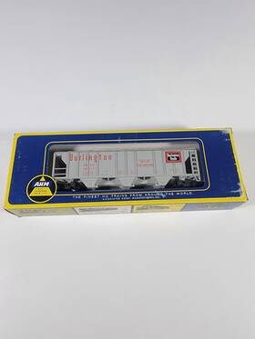 5254 Ahm New Nib Ho Rtr Hopper Car Burlington Nos Free Shipping