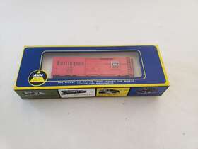 62984 Ahm 5286 Vintage Ho Scale Burlington Box Car Cb&q