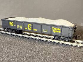 5431-m Ahm 5431m Ho Scale Chessie System 100 Ton Gondola With Load