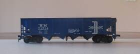 5272d Ahm - Associated Hobby Manfacturers Inc. Vintage Ho Scale Train 4-bay Open Hopper Car Boston And Maine