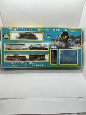 4612b Ahm/associated Hobby Manufacturers Vintage N Scale Minitrain Set By Sima Pennsylvania Smokey Freight Q-1b