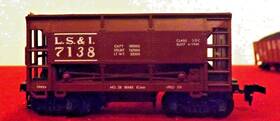 21463 Ahm/rivarossi Ho L S And I Ore Hopper Car Ls&i # 7138 Model Freight Train