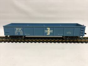 49996 Ahm/rivarossi Ho Scale Boston And Maine Gondola Bm 9704 Metal Wheels