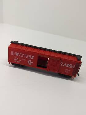 5279g Ahm/rivarossi Ho Western Maryland 40ft Aar Slide-door Box Car With Original