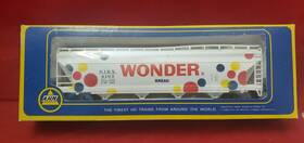 5395-j Ahm/rivarossi Ho Scale Center Flow Hopper Wonder Bread Nirx 4103 Freight Train