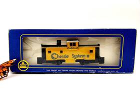 5485j Ahm/rivarossi Ho Chessie Extended Vision Caboose - Austria