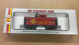 999246 Ahm/rivarossi Vintage Nos Santa Fe Red Caboose In Factory Packaging