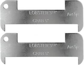 Airfly 726084136175 Aluminum Lobster And Blue Crab Gauge For California Maine Ma Nh Ri Ct