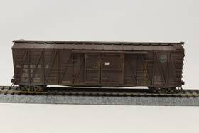 67099 Ambroid Ho Scale 50ft 1 1/2 Door Automobile Box Car Southern Pacific Sp Red
