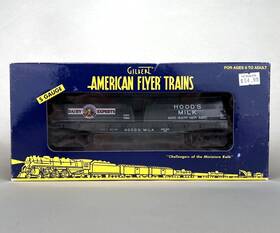6-48538 American Flyer 023922485380 S Scale Hoods Flatcar With Milk Containers Nib