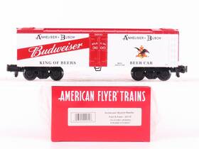 19-01081 American Flyer S Scale Aheuser-busch Wood Reefer Car