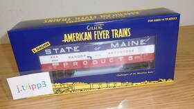 2019010 American Flyer Lionel Bangor State Of Maine Freightsounds Boxcar S Gauge