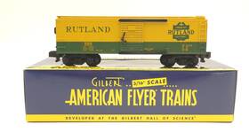 6-48267 American Flyer 2019101 S-gauge Rutland Box Car #986 Green Mountain Gateway - Nib