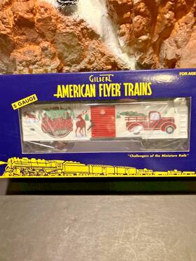 2019550 American Flyer 2020 S Gauge Christmas Boxcar #2019550