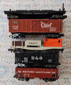 24219 American Flyer 24003/24203/21219/24556/25071 24003 24203 24556 25071 Five Digit Freight Cars