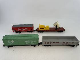 24549 American Flyer 24125 No. 24422 24225 Lot Of 4 Cars S Gauge