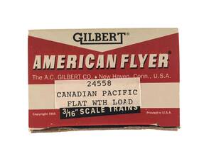 24558 American Flyer Canadian Pacific Transport Flat Car With Box