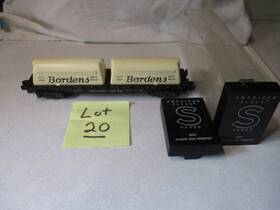 24575 American Flyer S Gauge Kleer Pack Bordens Milk Car